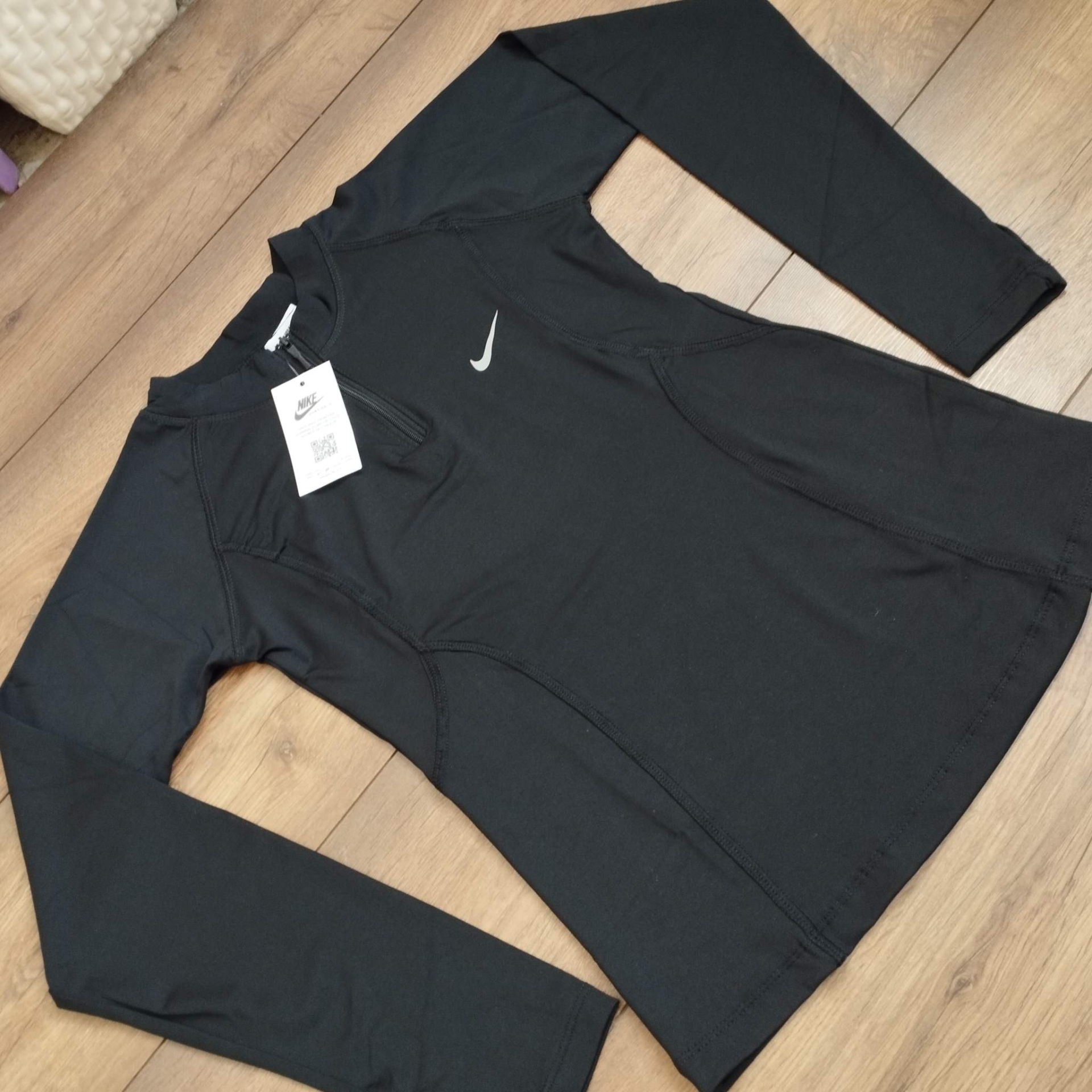  بلوز نیم زیپ برش دار 