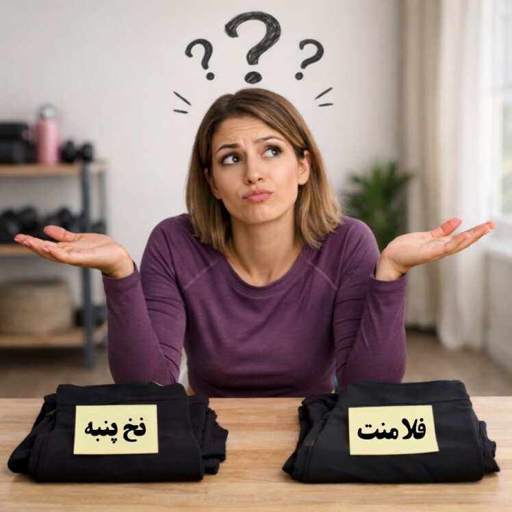 فلامنت یا نخ پنبه؟ کدام برای ورزش خانم‌ها بهتر است؟