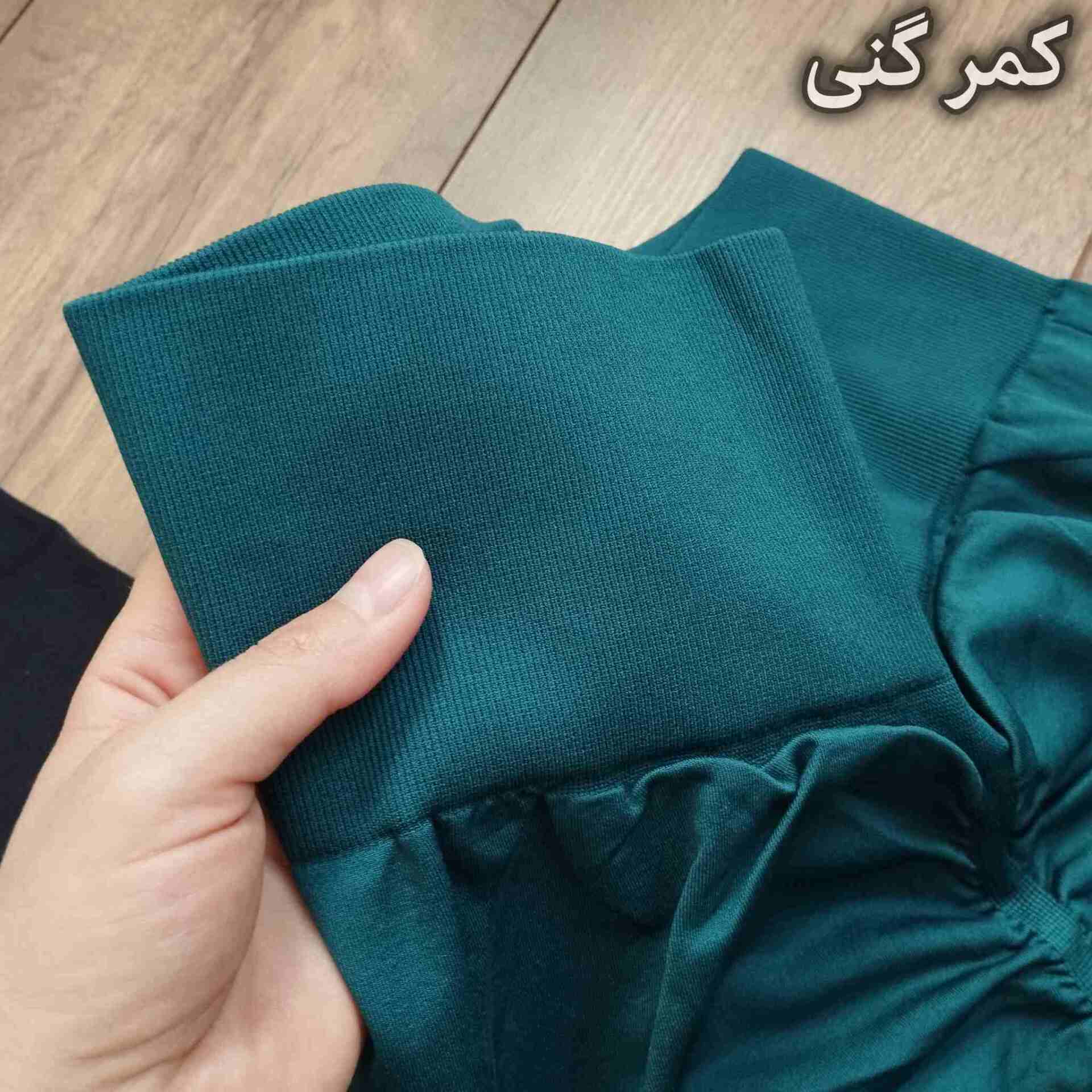 لگ سیملس مدل پشت چین رنگ مشکی و کله غازی
