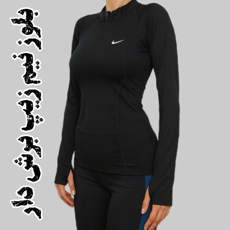 بلوز نیم زیپ برش دار