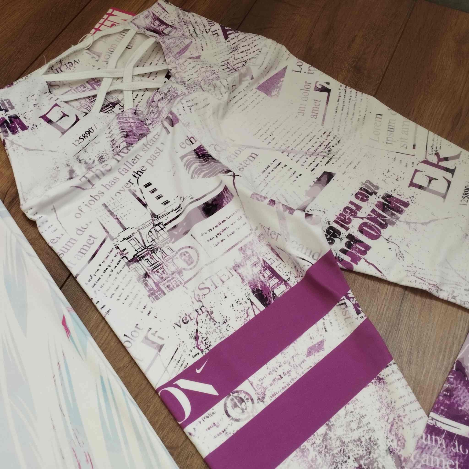 لگ طرح دار پشت بیندر