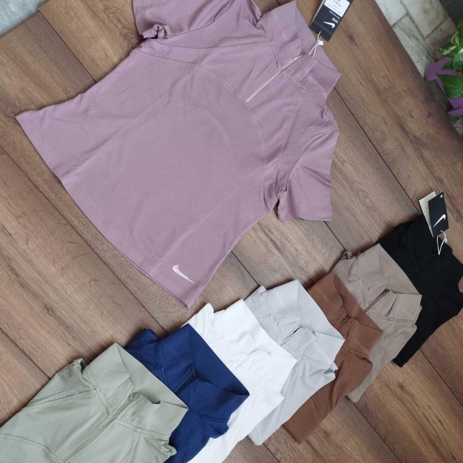  تیشرت ورزشی نیم زیپ 